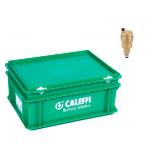 Caleffi Robocal gratis koffer + 15 automatische ontluchters 3/8"