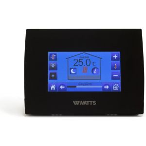 Watts Vision centrale touchscreen Zwart